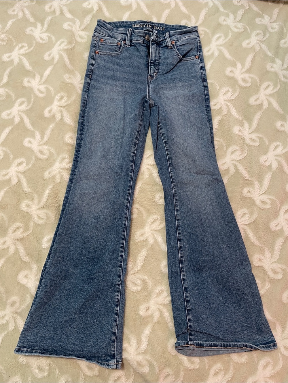 American Eagle Outfitters Blue Flare Jeans